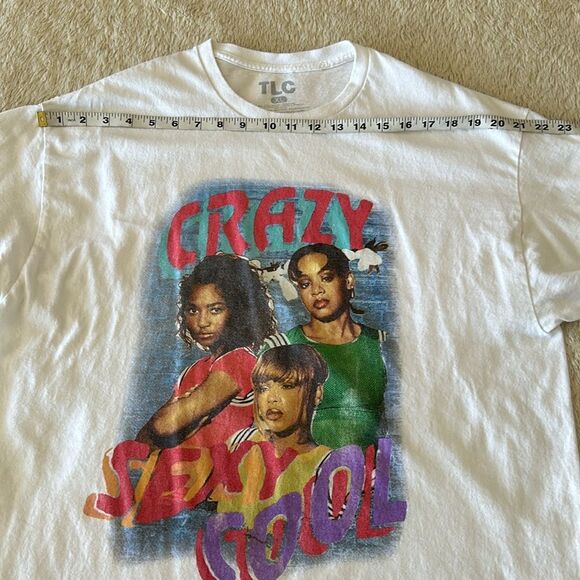 TLC short sleeve shirt white size XL - Picture 9 of 16